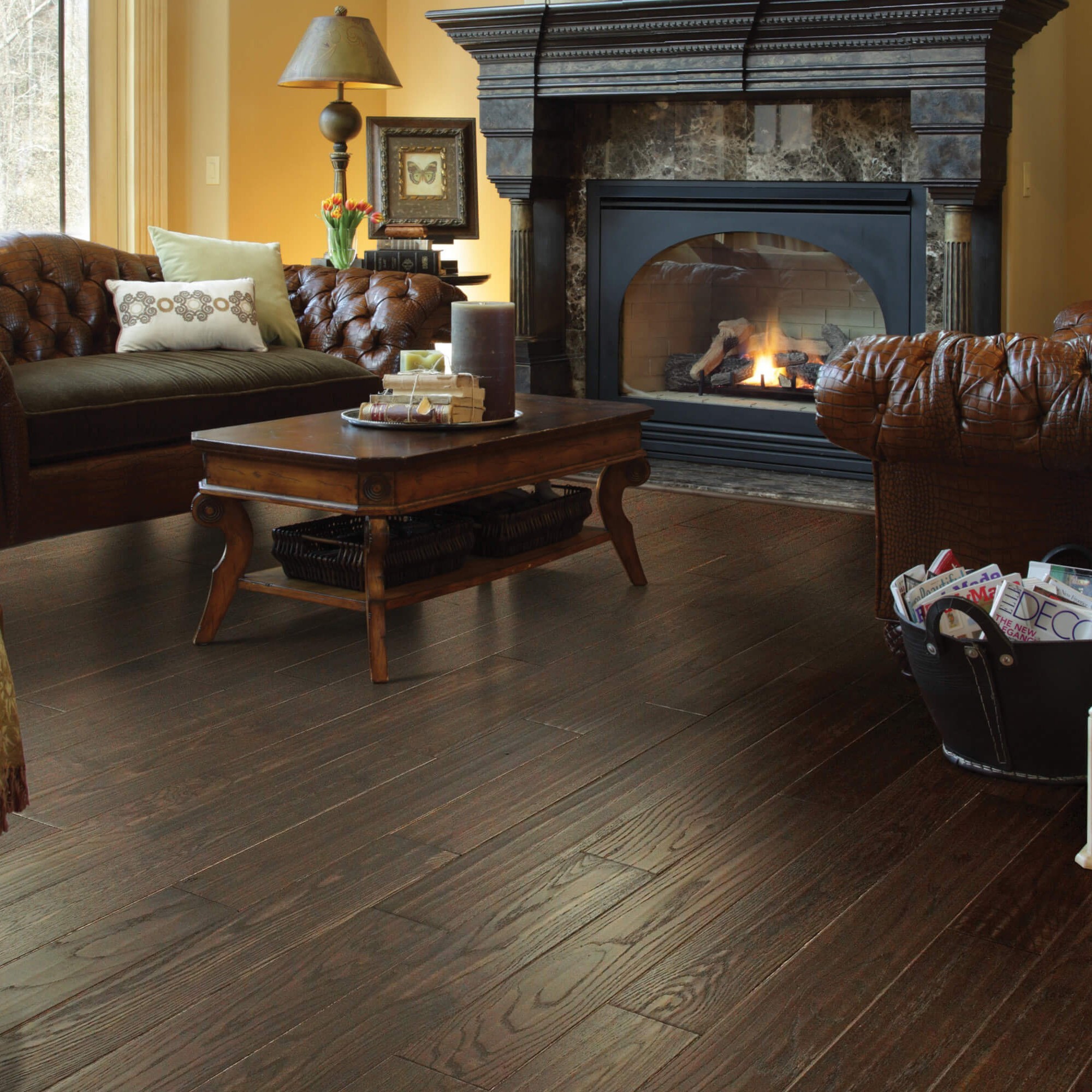 Living room Hardwood flooring | Tom's Carpet & Flooring Outlet