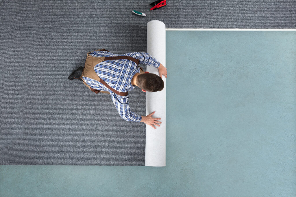 Carpet installation | Tom's Carpet & Flooring Outlet
